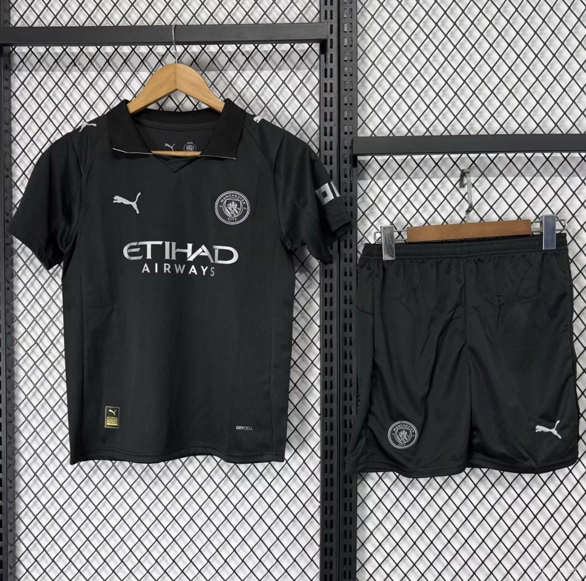 Manchester City Away Kids Kit 2025/2026