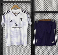 Manchester United Away Kids Kit 2025/2026