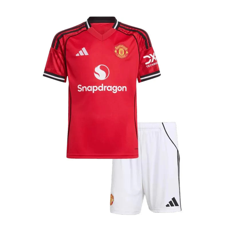 Manchester United Home Kids Kit 2025/2026